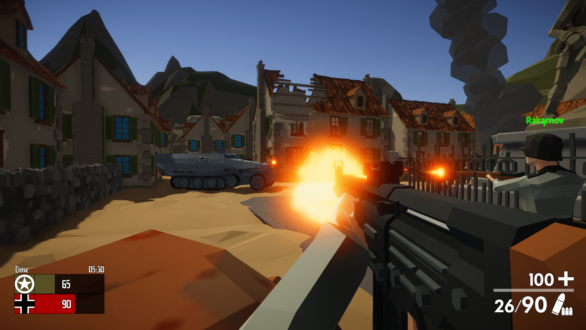 Скриншот из игры Polyfield WW2 - 18