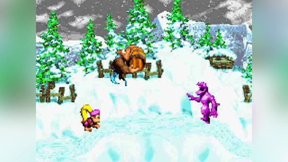 Скриншот из игры Donkey Kong Country 3: Dixie Kong's Double Trouble - 1