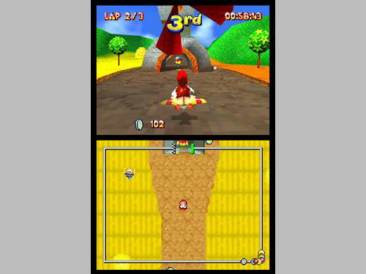 Скриншот из игры Diddy Kong Racing DS - 25