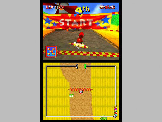 Скриншот из игры Diddy Kong Racing DS - 16