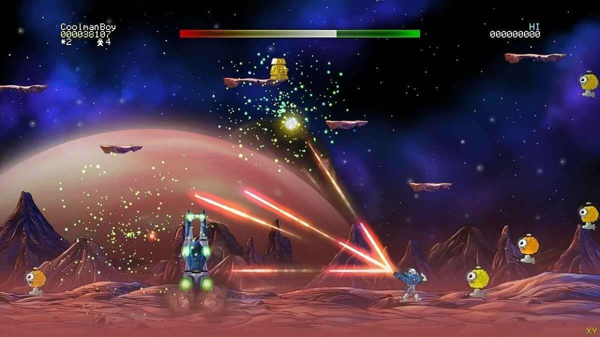 Скриншот из игры Jetpac Refuelled - 14