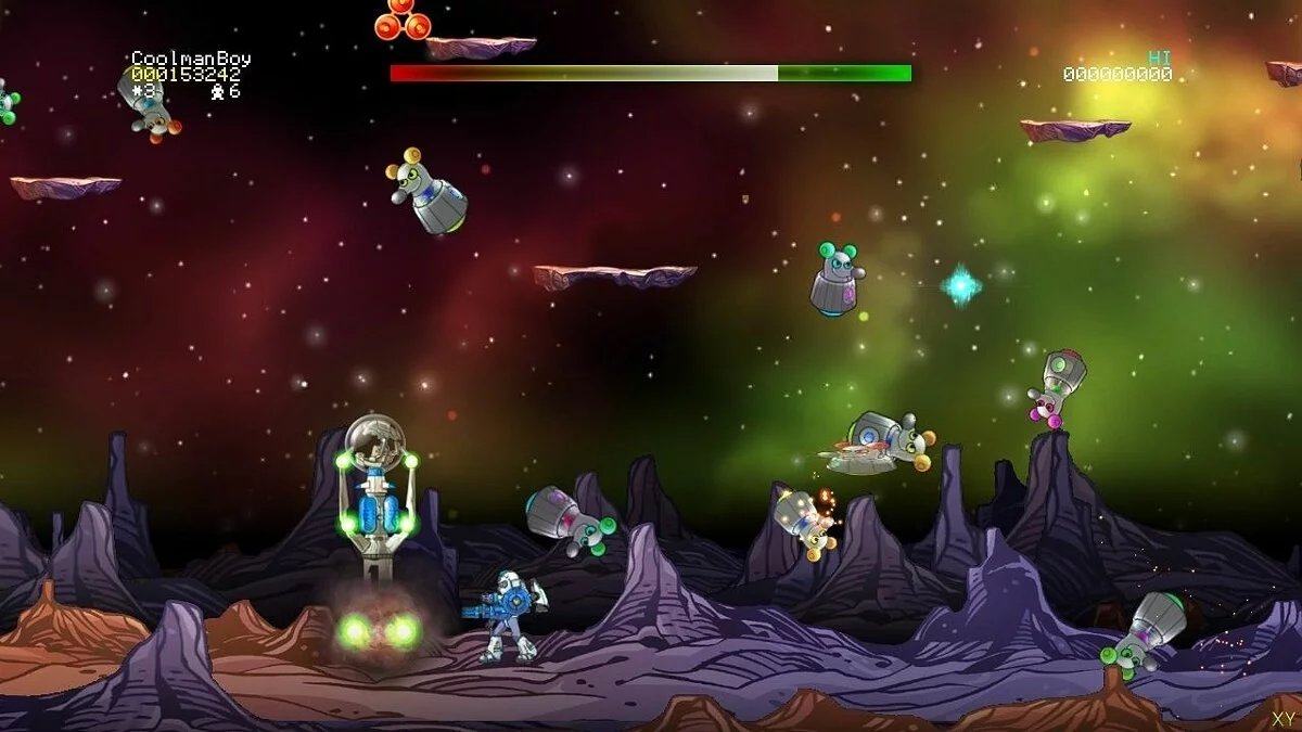 Скриншот из игры Jetpac Refuelled - 10