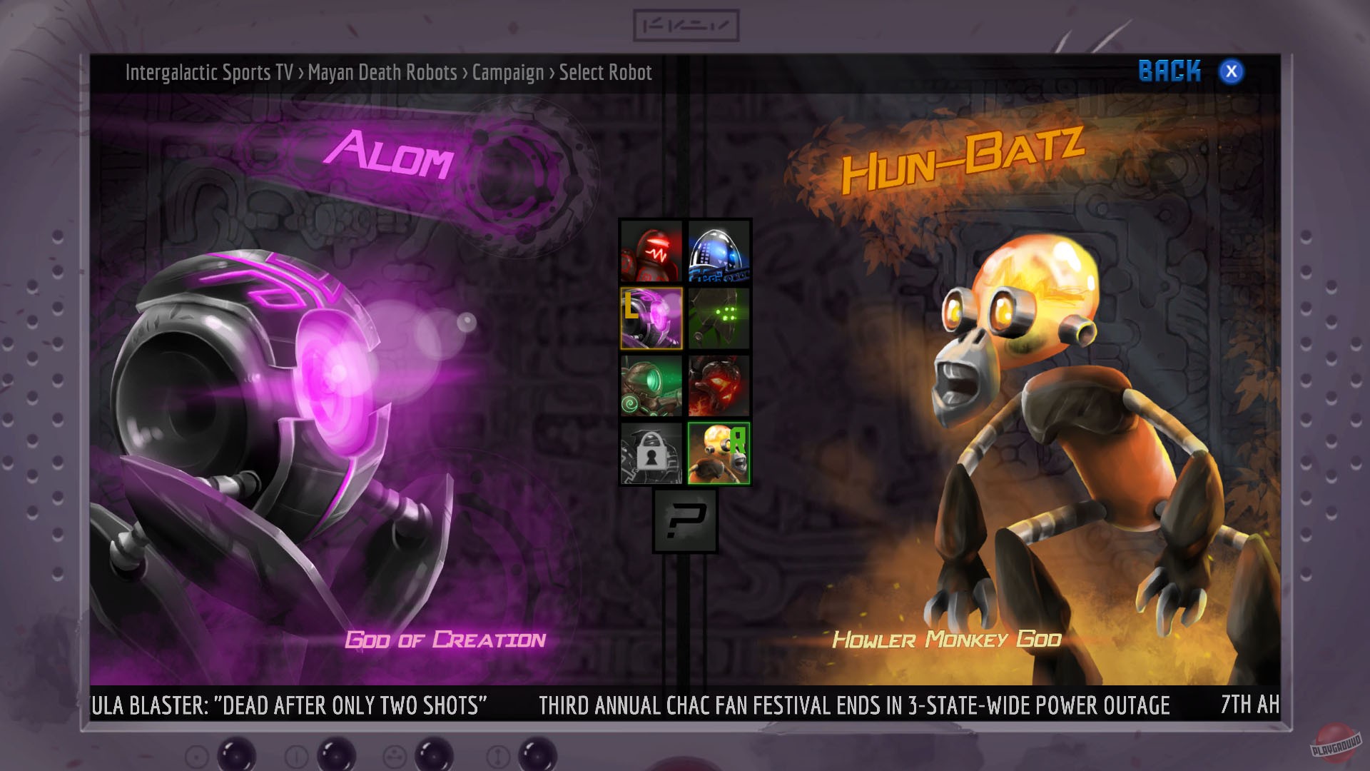 Скриншот из игры Mayan Death Robots - 6