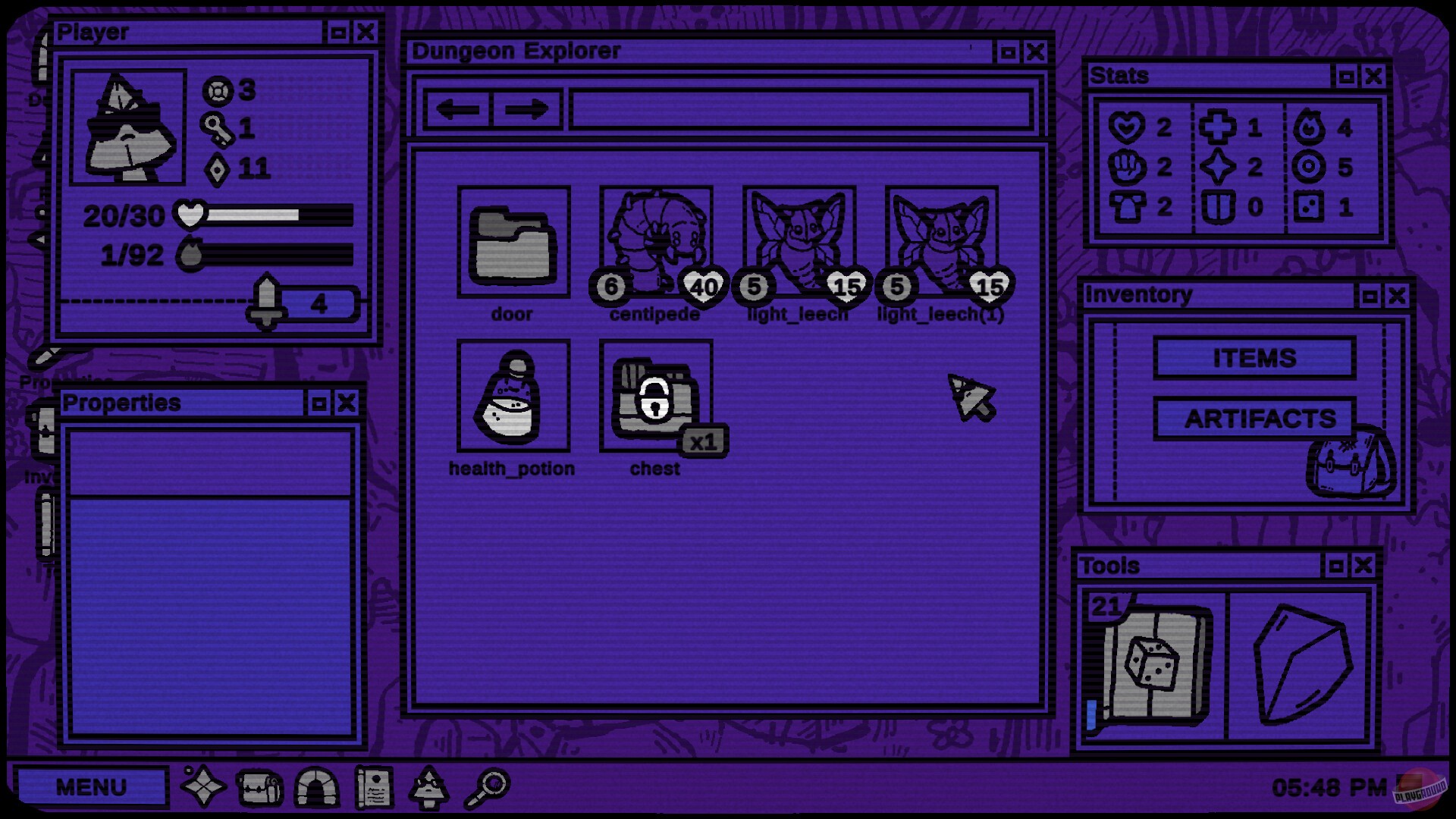 Скриншот из игры Folder Dungeon - 3