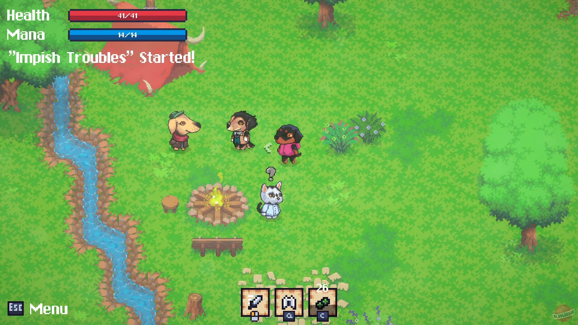 Скриншот из игры Donna: The Canine Quest - 6