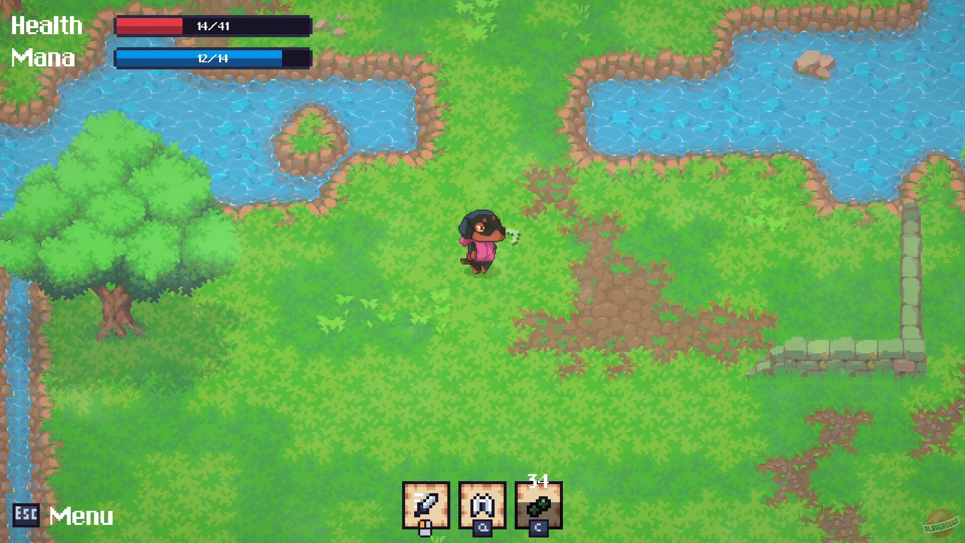 Скриншот из игры Donna: The Canine Quest - 2