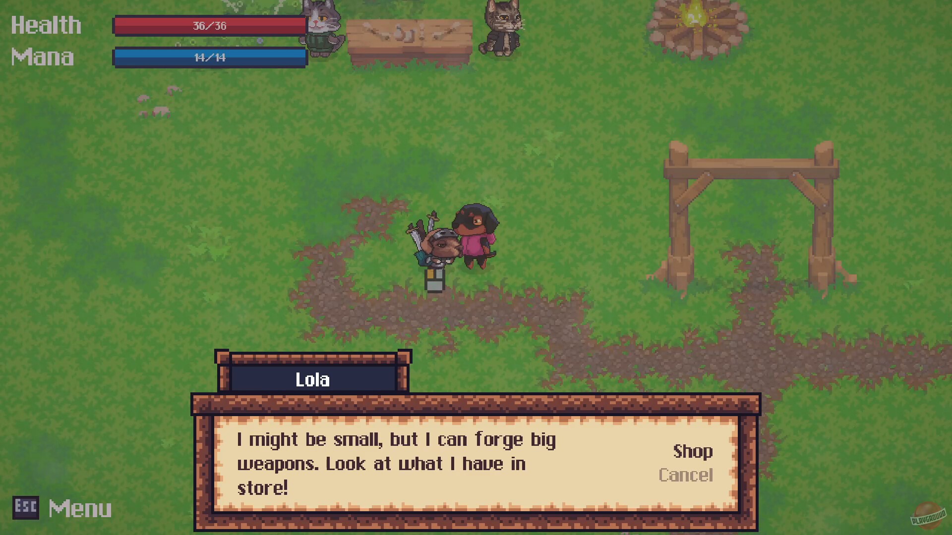 Скриншот из игры Donna: The Canine Quest - 1