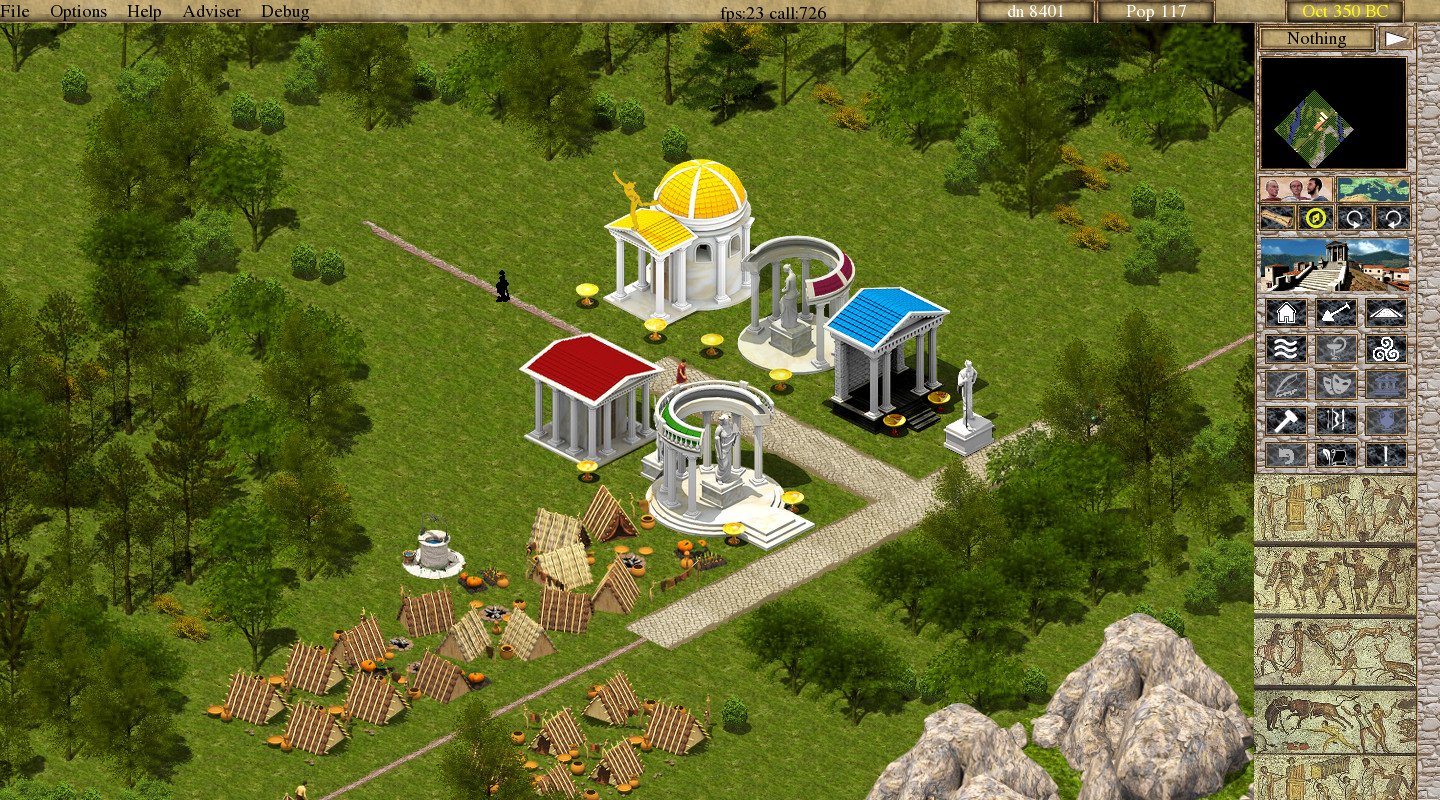 Скриншот из игры CaesarIA - 2