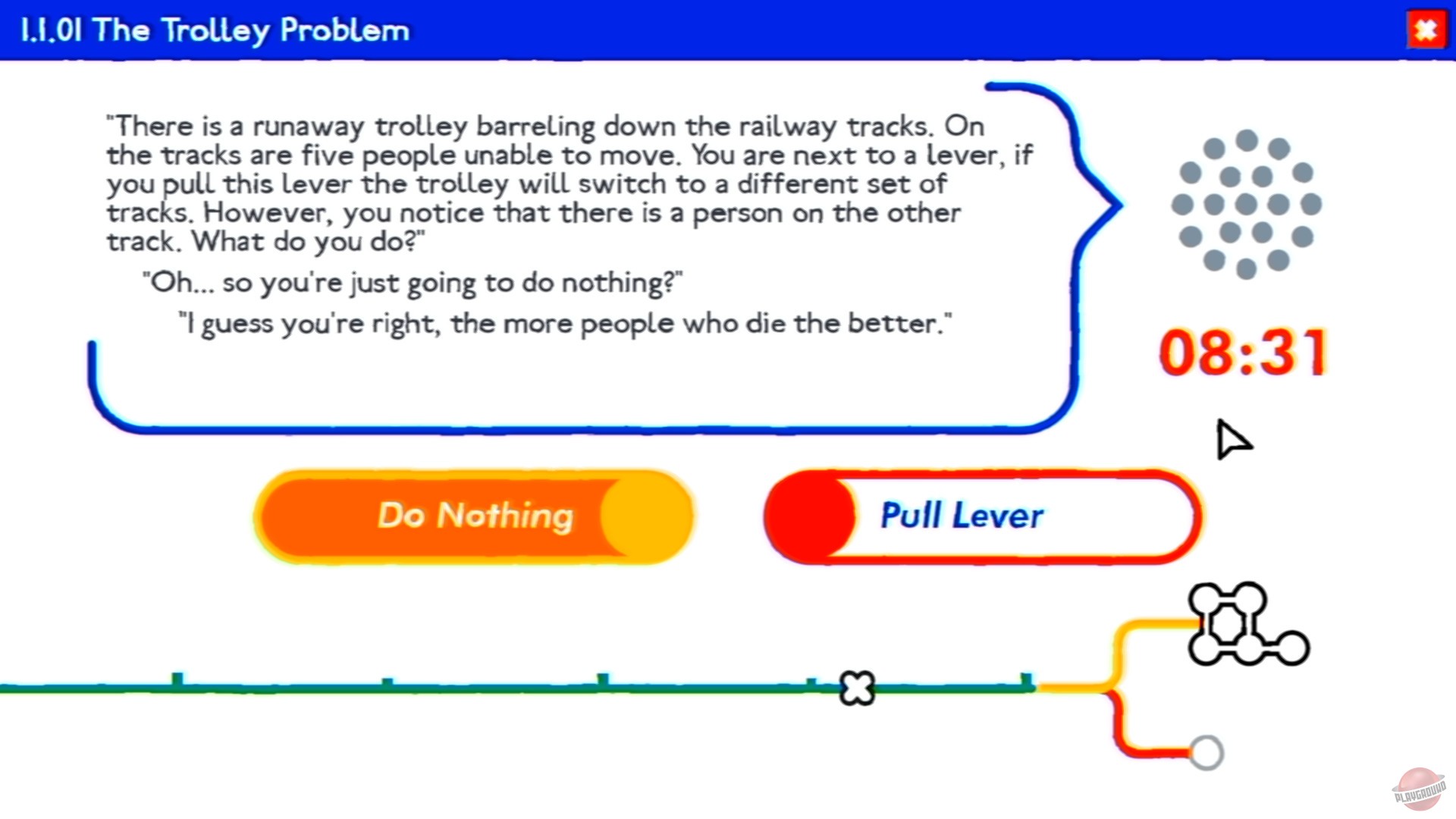 Скриншот из игры Trolley Problem, Inc. - 6