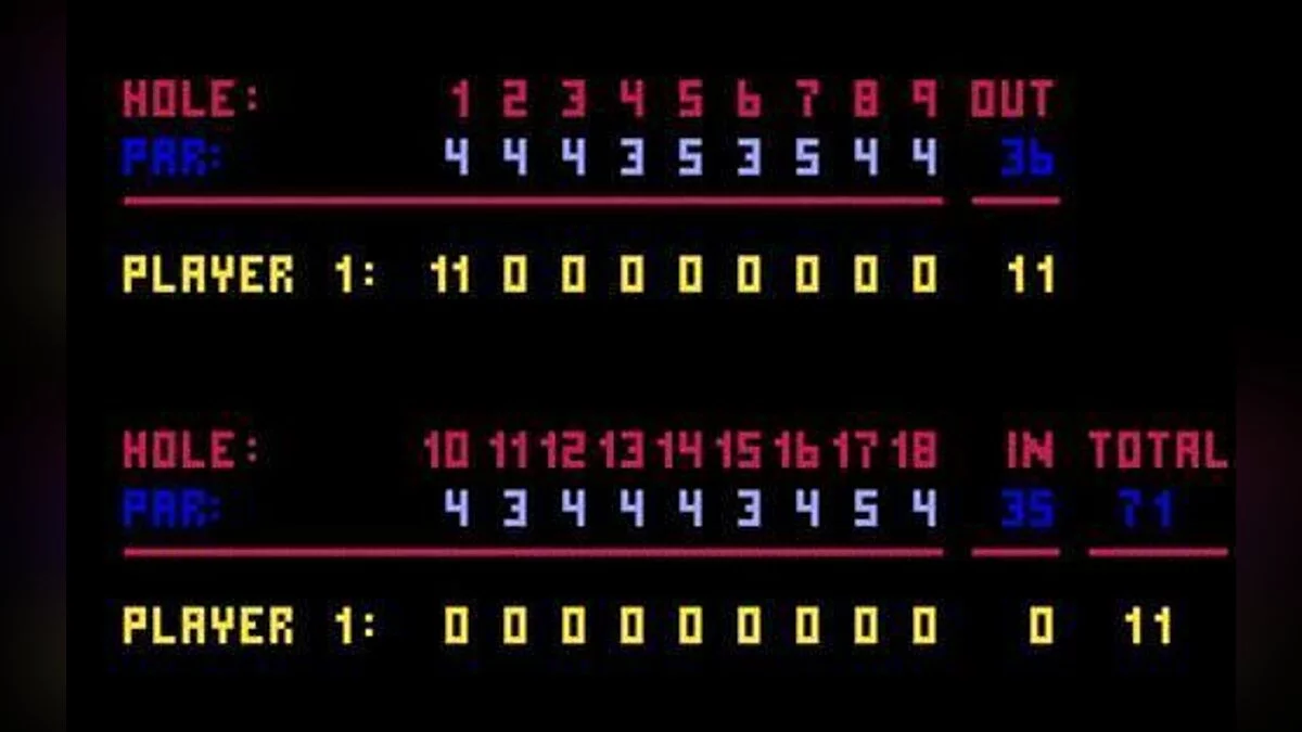 Скриншот из игры Chip Shot: Super Pro Golf - 1