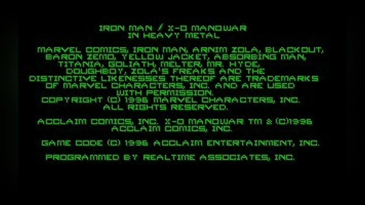 Скриншот из игры Iron Man / XO Manowar in Heavy Metal - 6