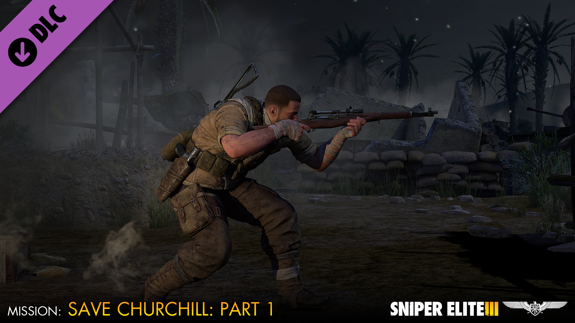 Скриншот из игры Sniper Elite III - Save Churchill Part 1: In Shadows - 2