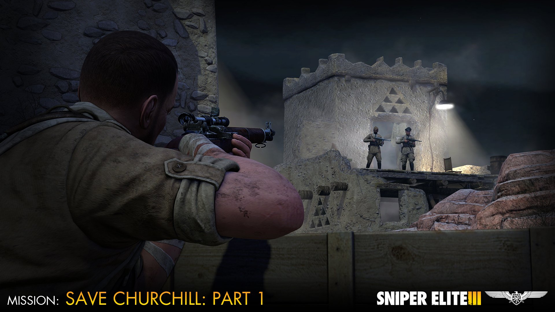 Скриншот из игры Sniper Elite III - Save Churchill Part 1: In Shadows - 13