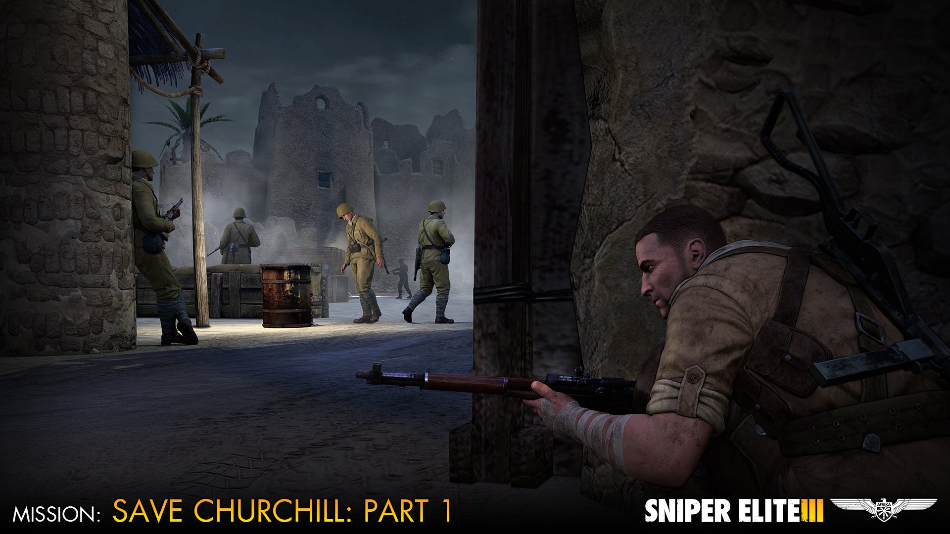 Скриншот из игры Sniper Elite III - Save Churchill Part 1: In Shadows - 15