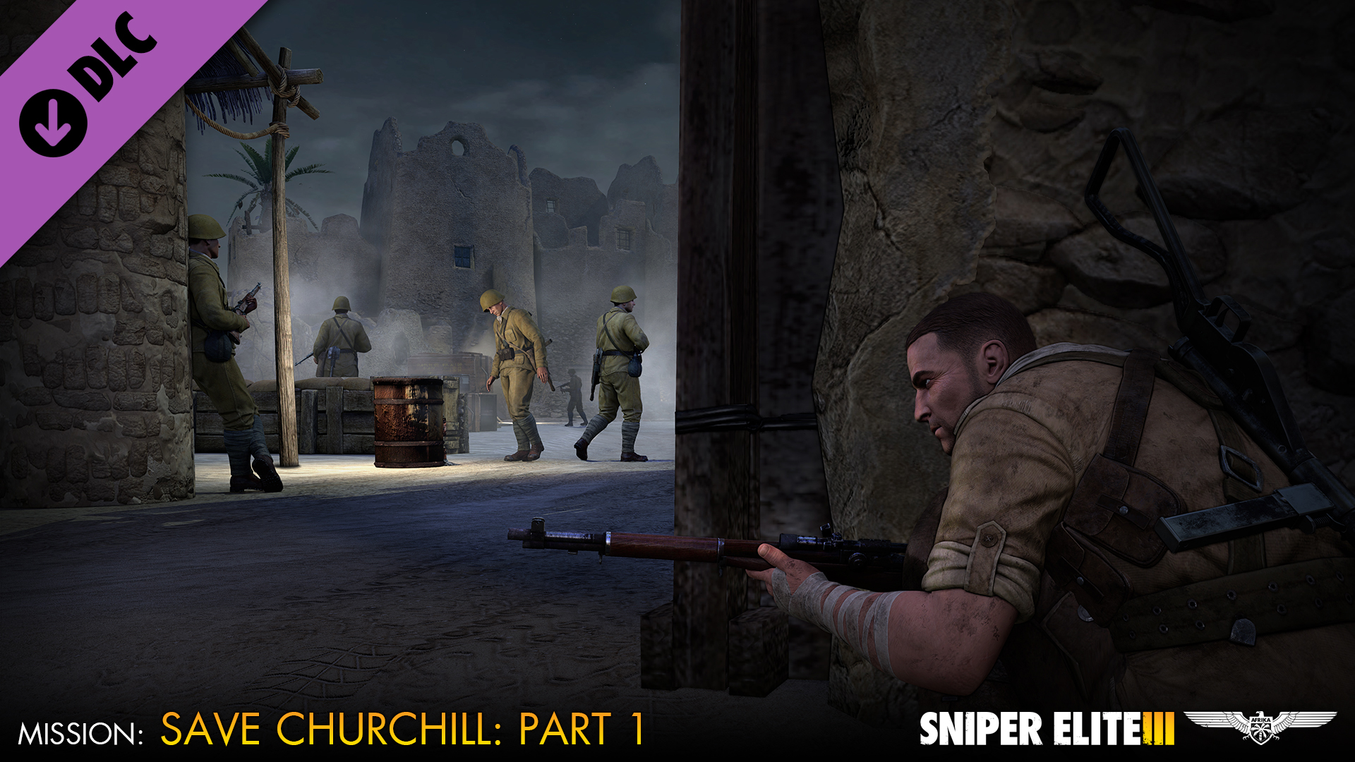 Скриншот из игры Sniper Elite III - Save Churchill Part 1: In Shadows - 4