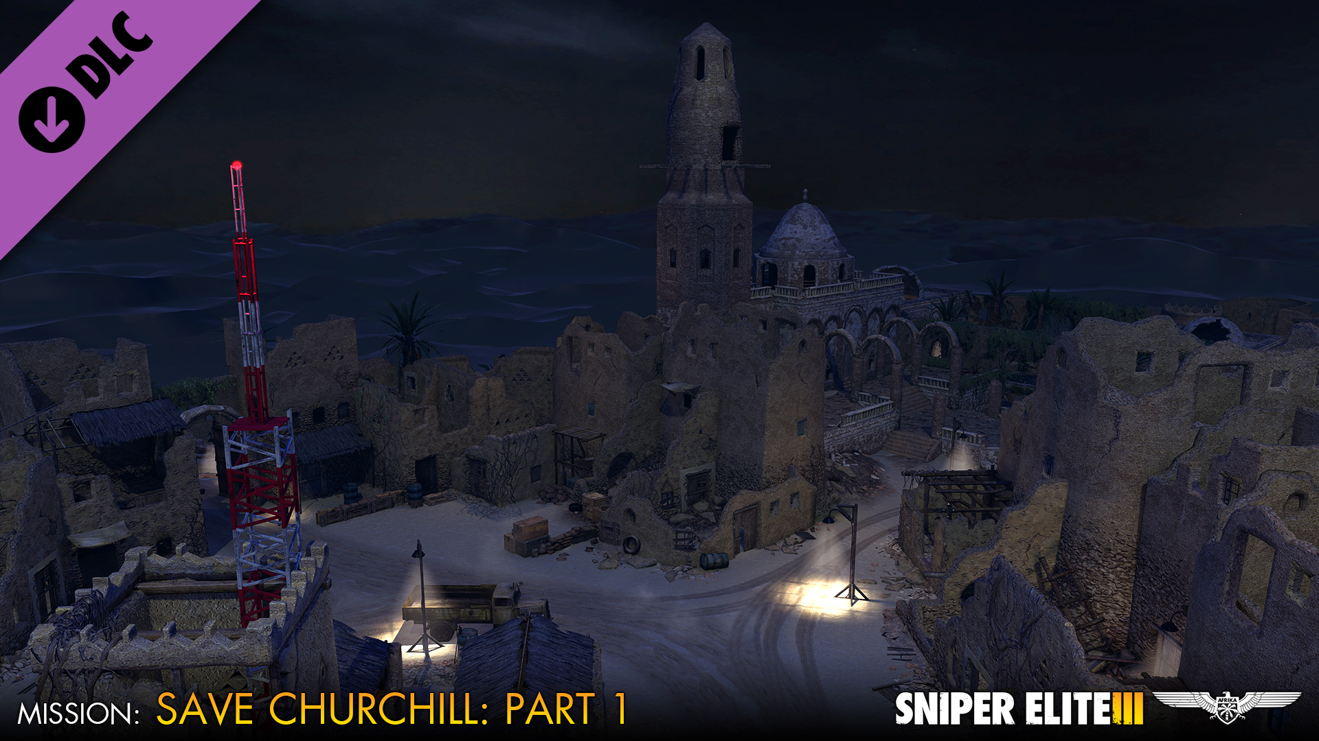 Скриншот из игры Sniper Elite III - Save Churchill Part 1: In Shadows - 7