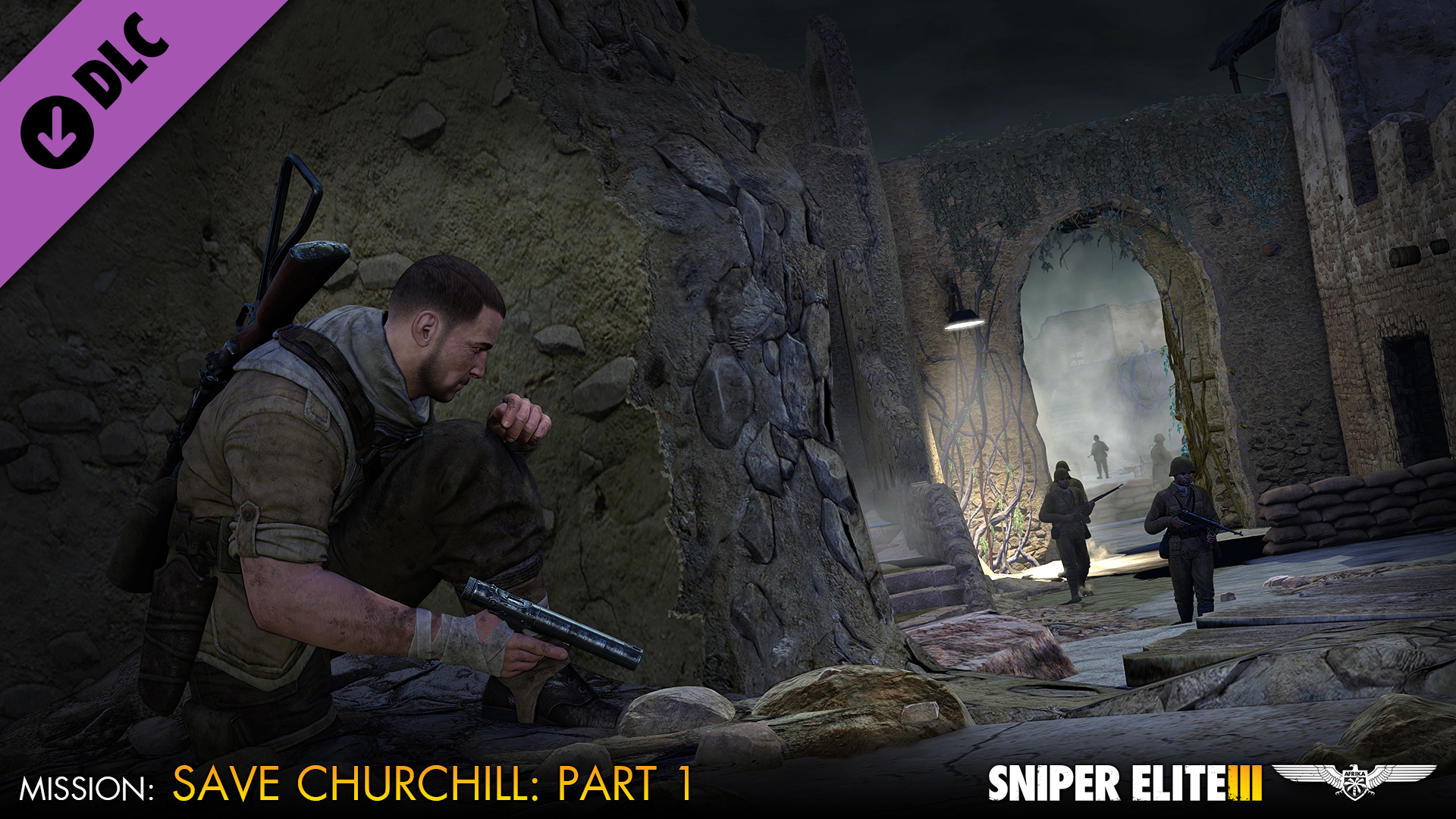 Скриншот из игры Sniper Elite III - Save Churchill Part 1: In Shadows - 8