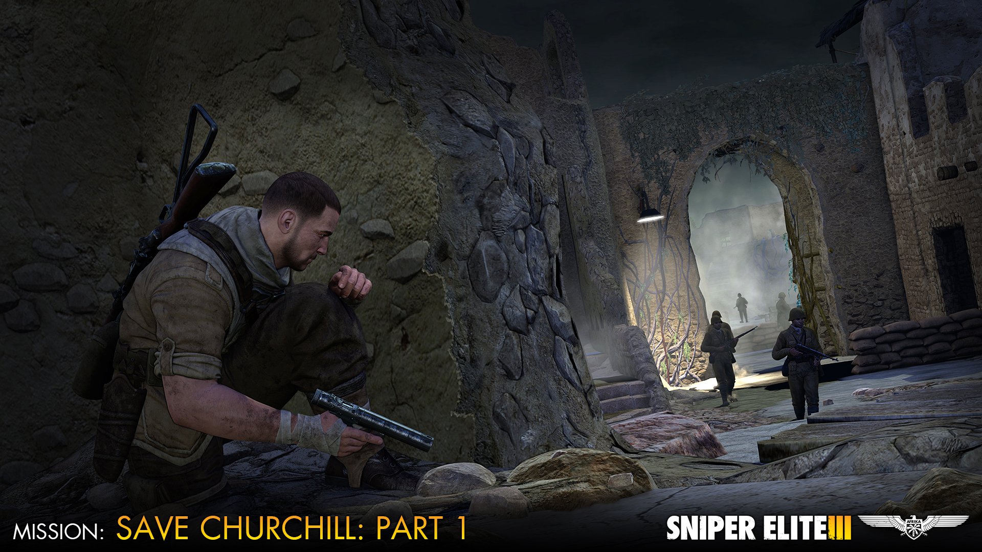 Скриншот из игры Sniper Elite III - Save Churchill Part 1: In Shadows - 10
