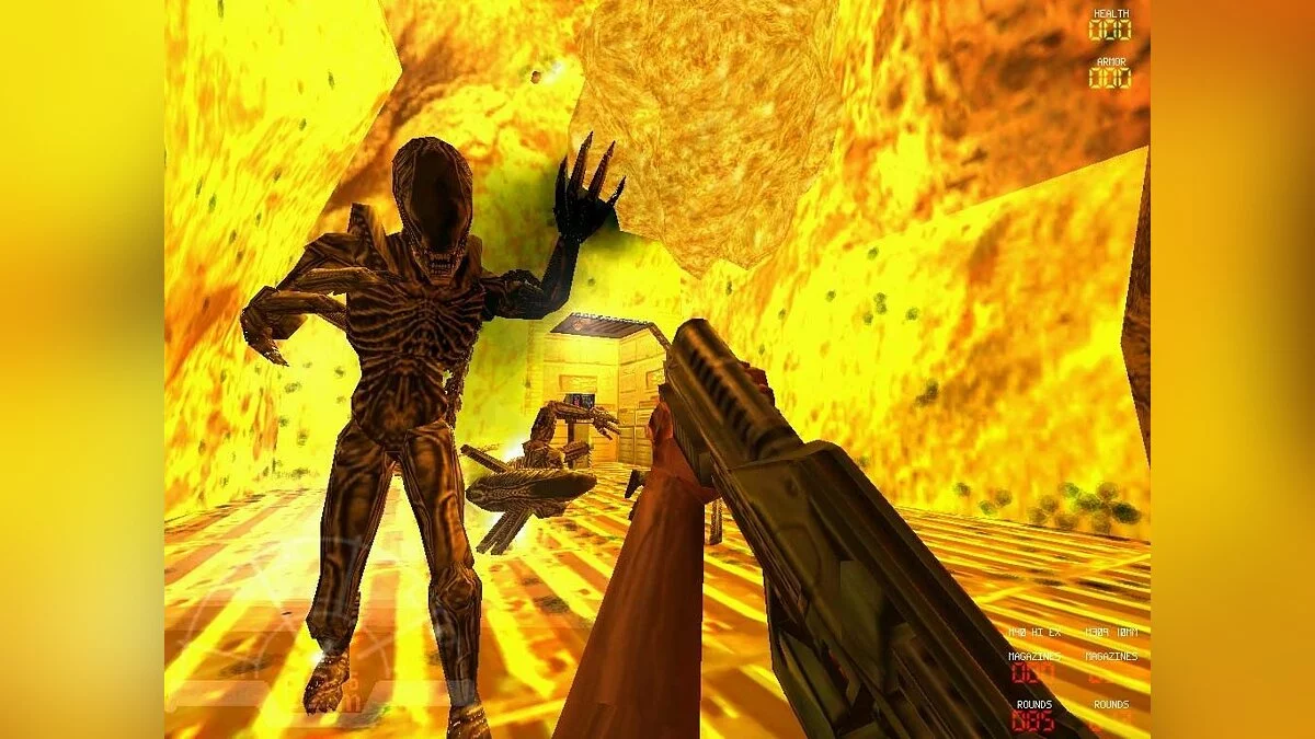 Скриншот из игры Aliens Versus Predator (1999) - 8