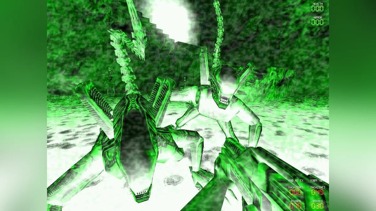 Скриншот из игры Aliens Versus Predator (1999) - 9