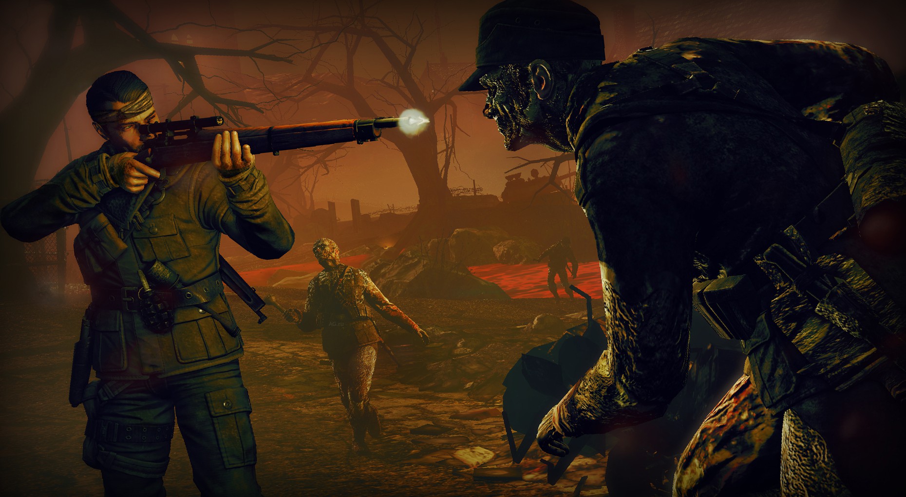 Скриншот из игры Sniper Elite Nazi Zombie Army 2 - 20
