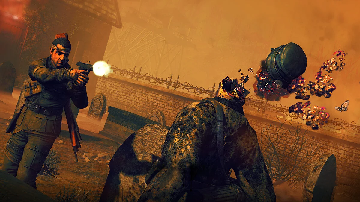 Скриншот из игры Sniper Elite Nazi Zombie Army 2 - 24