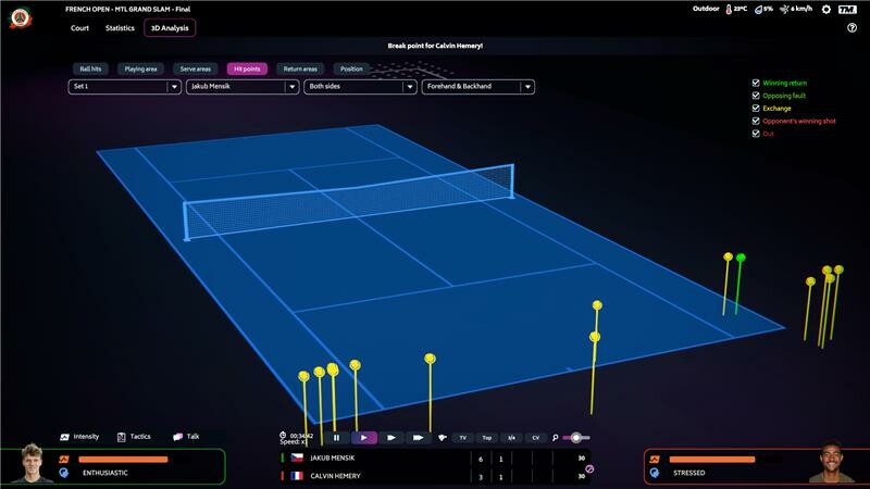 Скриншот из игры Tennis Manager 2024 - 10
