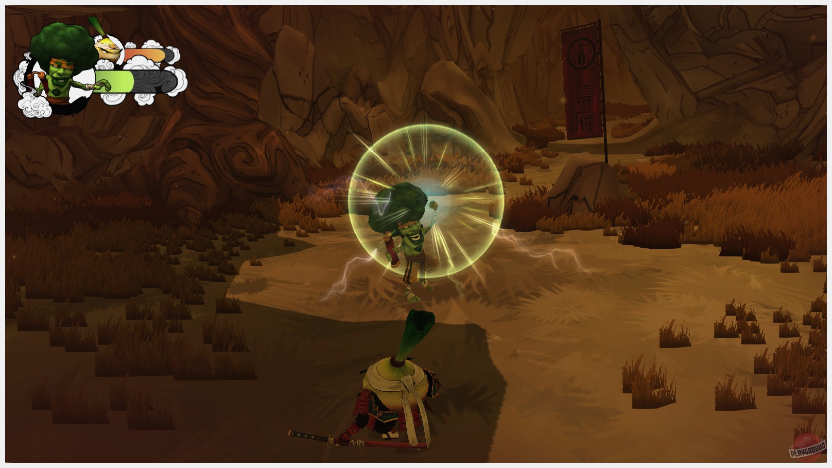 Скриншот из игры Yasai Ninja - 1