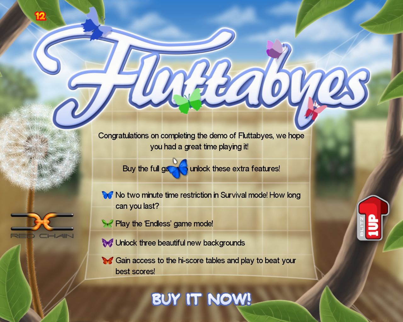Скриншот из игры Fluttabyes - 9