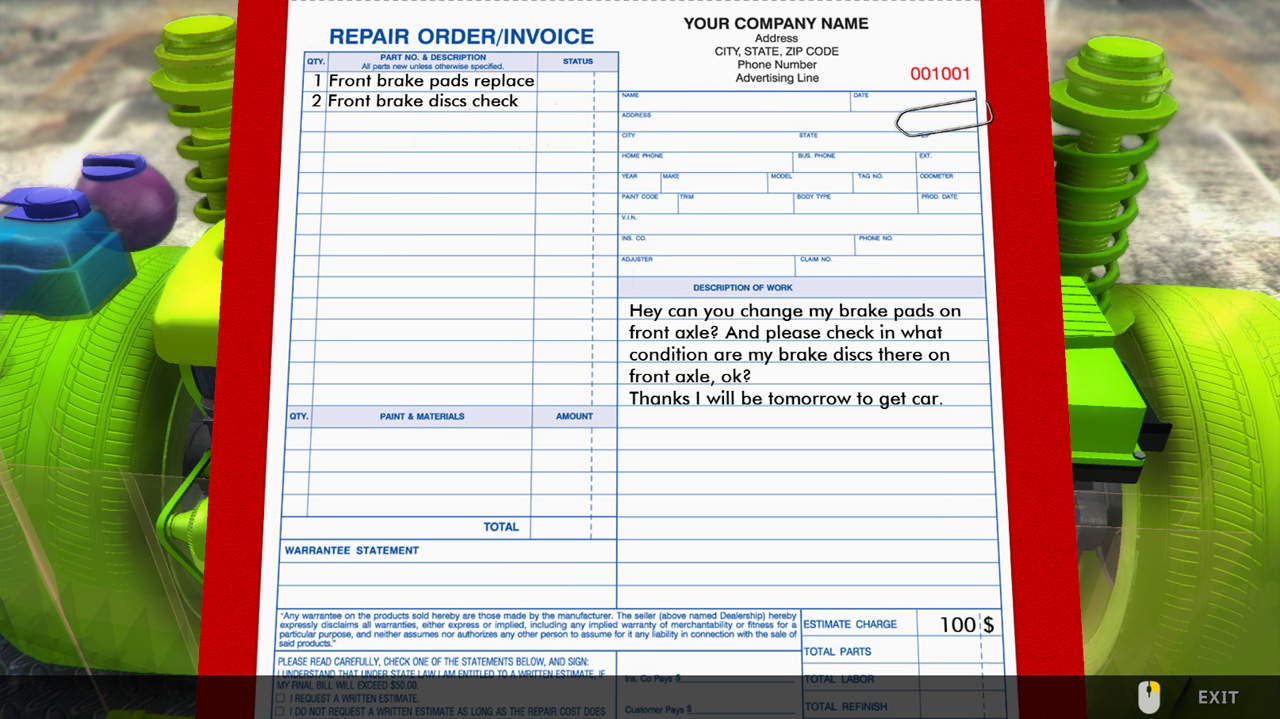 Скриншот из игры Car Mechanic Simulator 2014 - 74