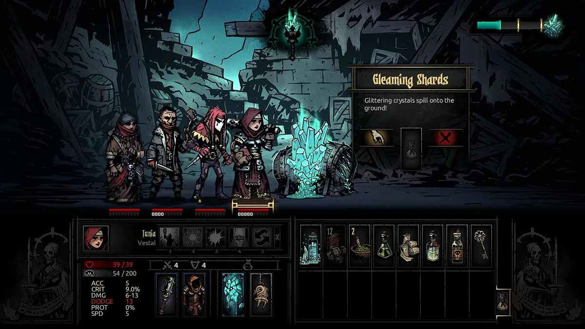Скриншот из игры Darkest Dungeon: The Color of Madness - 3