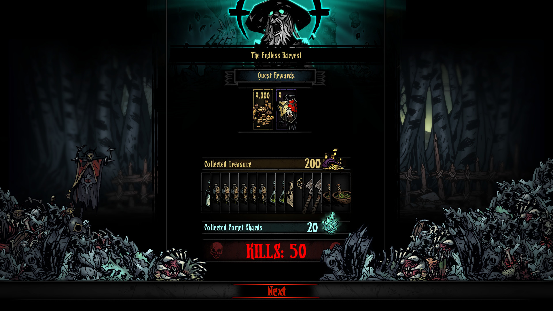 Скриншот из игры Darkest Dungeon: The Color of Madness - 16