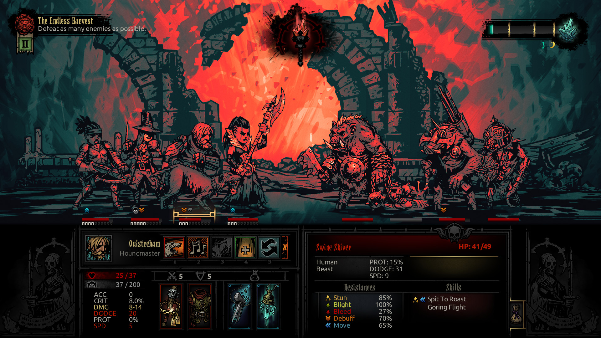 Скриншот из игры Darkest Dungeon: The Color of Madness - 8