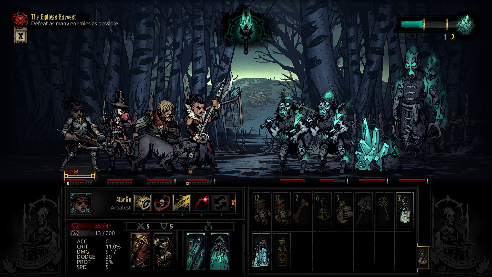 Скриншот из игры Darkest Dungeon: The Color of Madness - 6