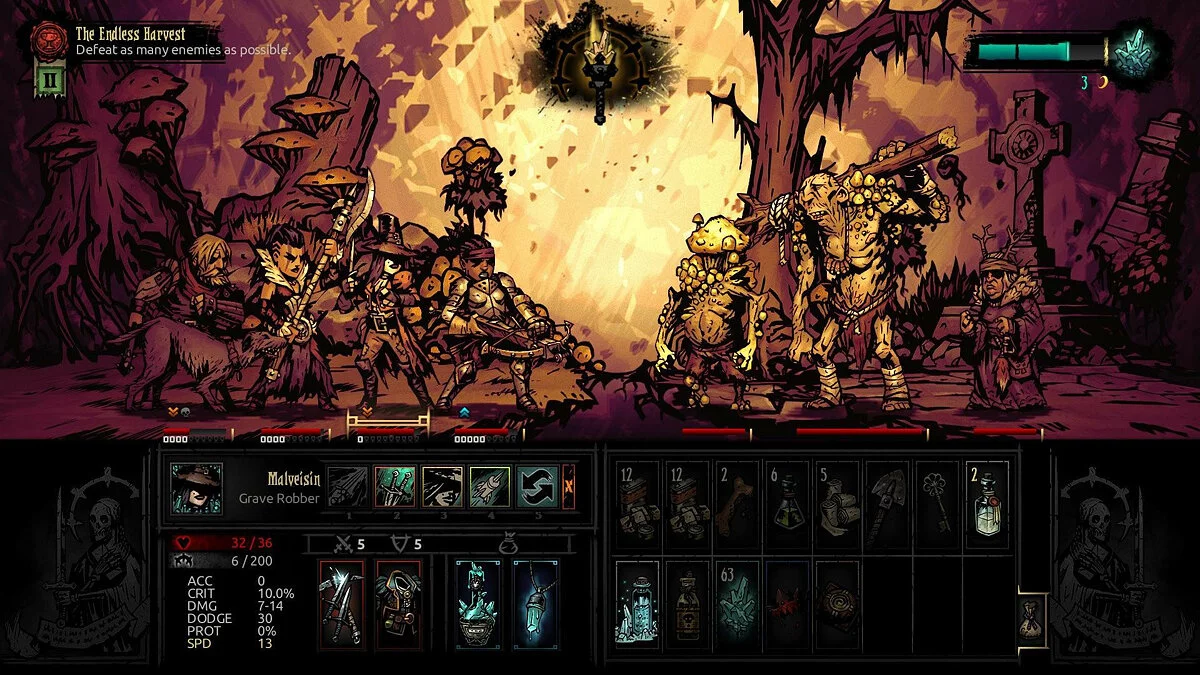 Скриншот из игры Darkest Dungeon: The Color of Madness - 7