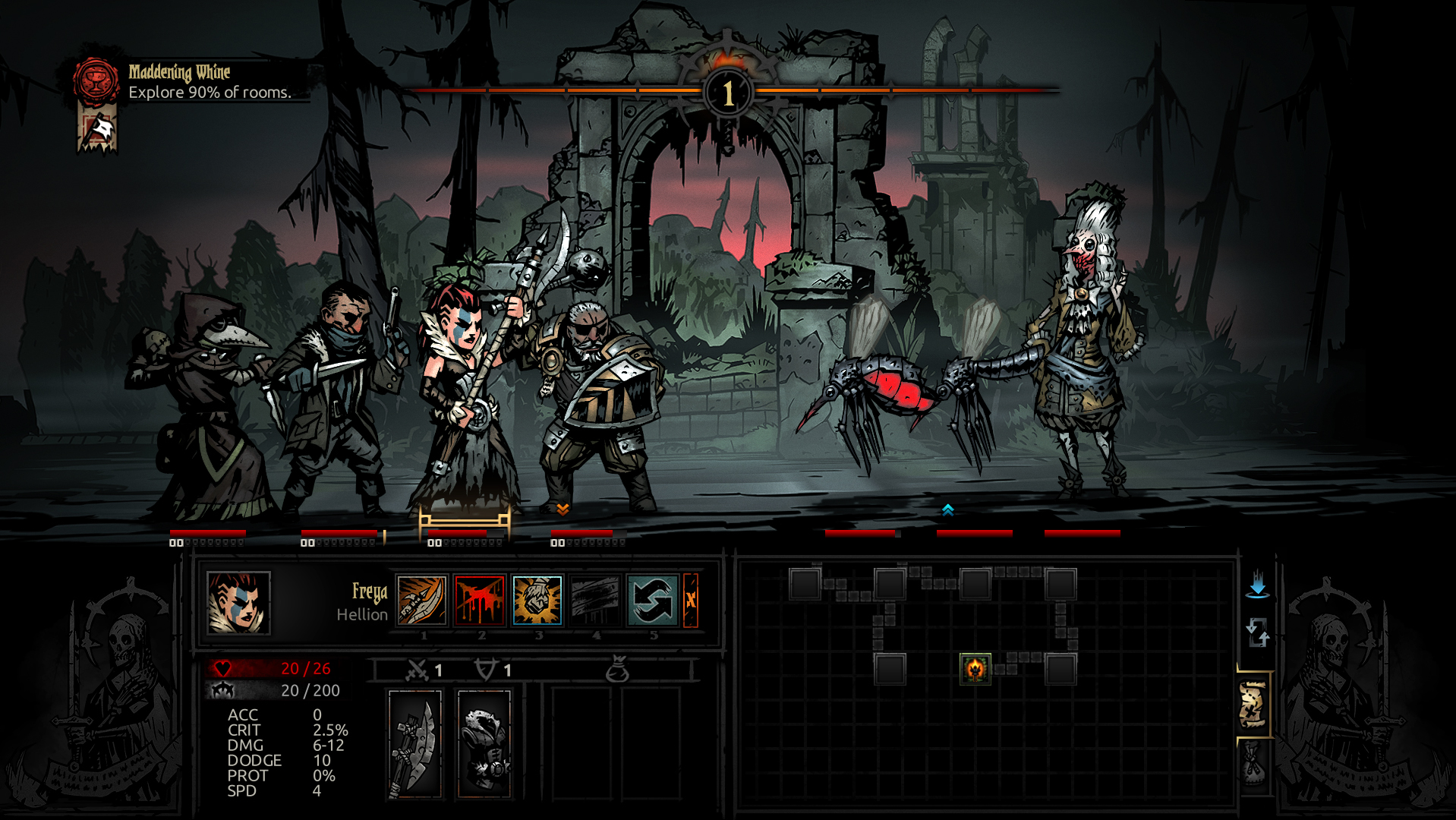 Скриншот из игры Darkest Dungeon: The Crimson Court - 21