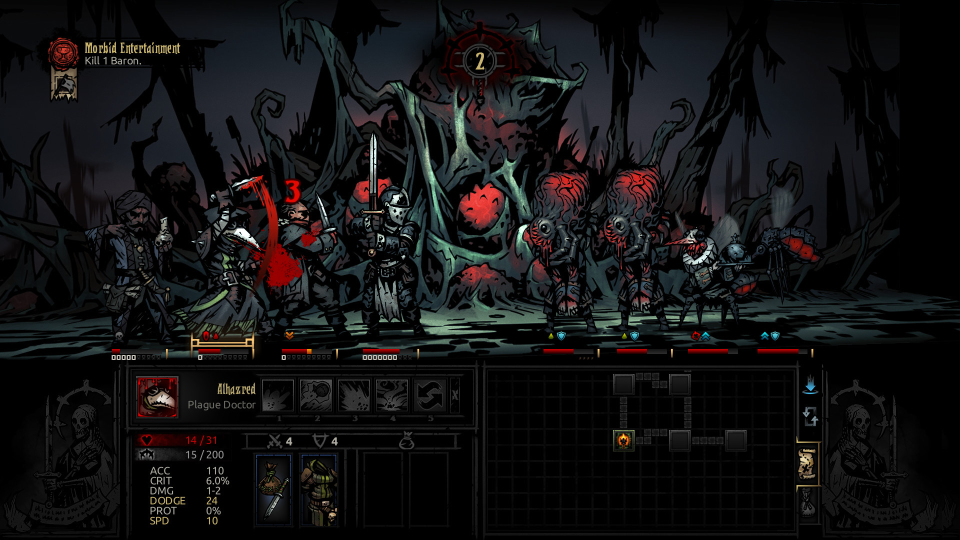 Скриншот из игры Darkest Dungeon: The Crimson Court - 22