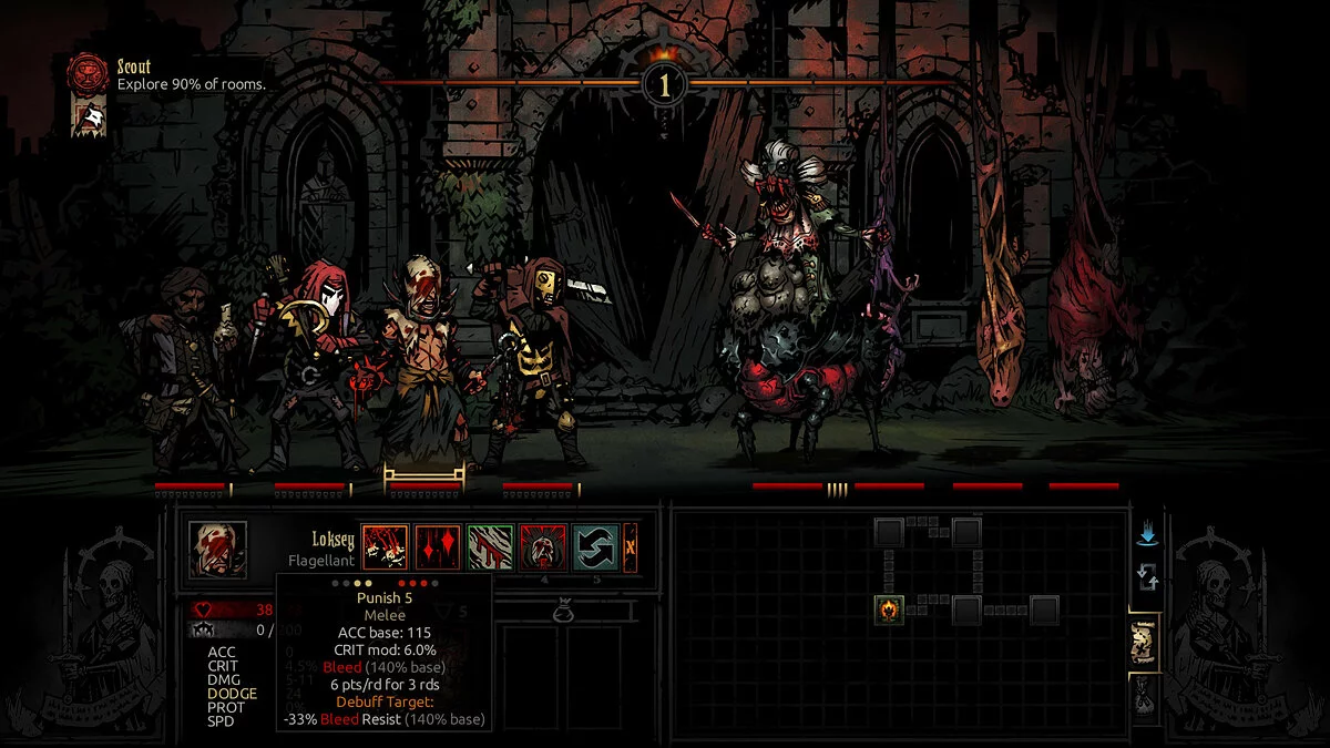 Скриншот из игры Darkest Dungeon: The Crimson Court - 11