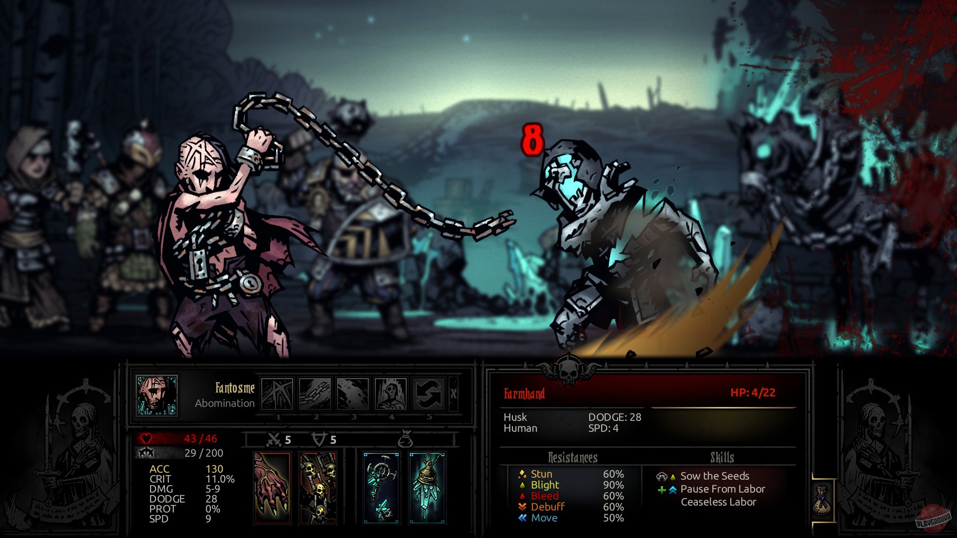 Скриншот из игры Darkest Dungeon - 154