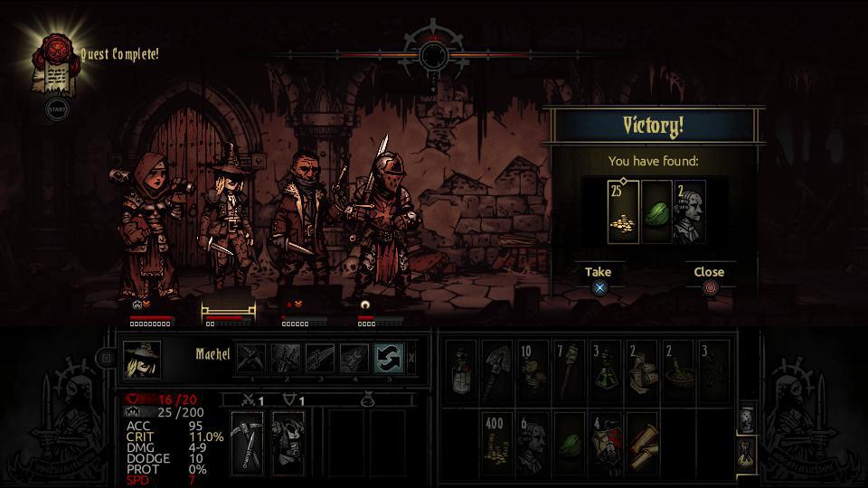 Скриншот из игры Darkest Dungeon - 126
