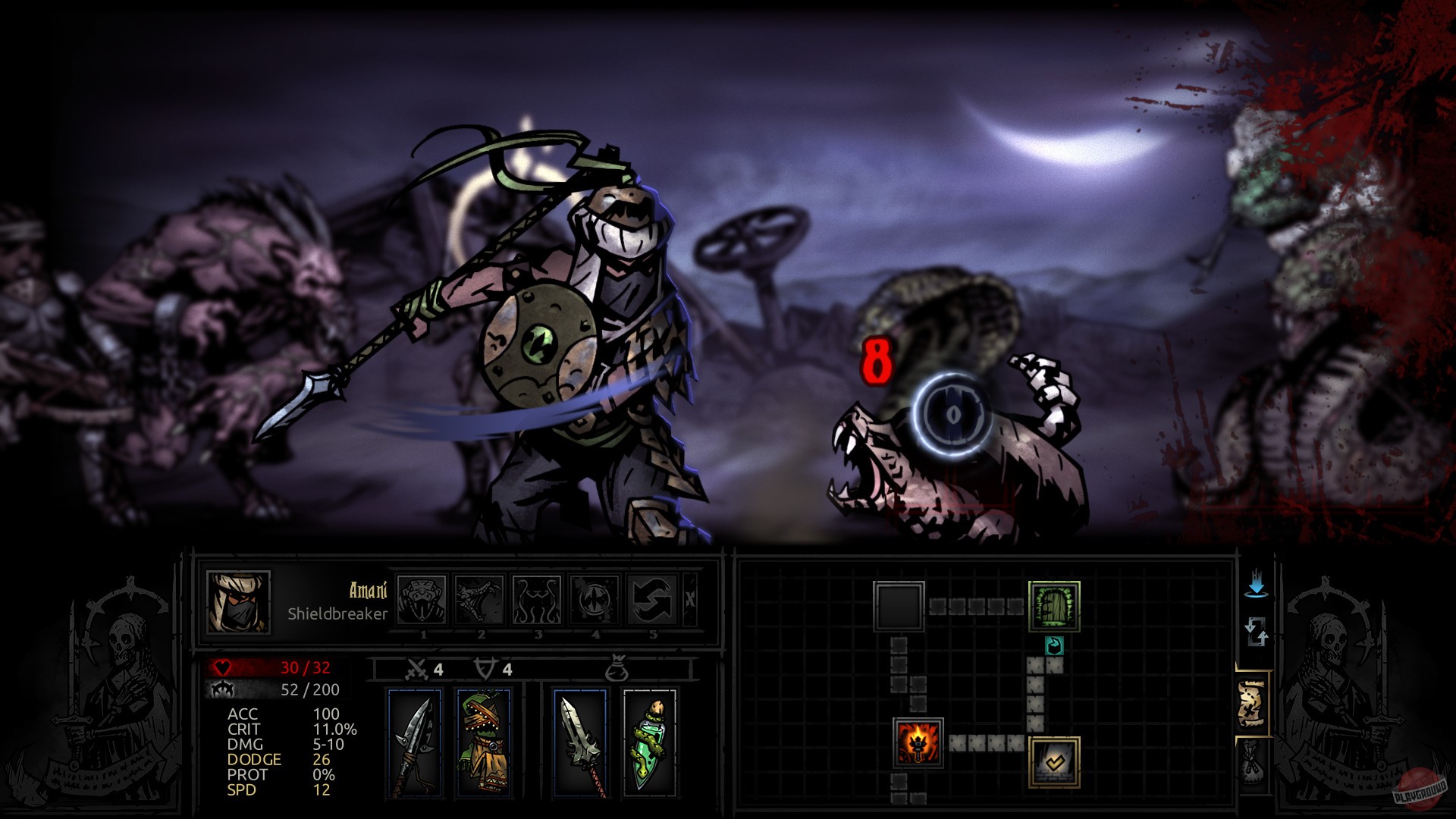 Скриншот из игры Darkest Dungeon - 114