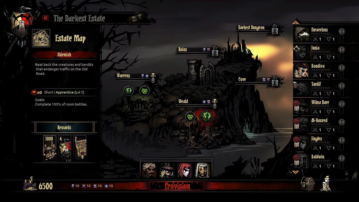 Скриншот из игры Darkest Dungeon - 18