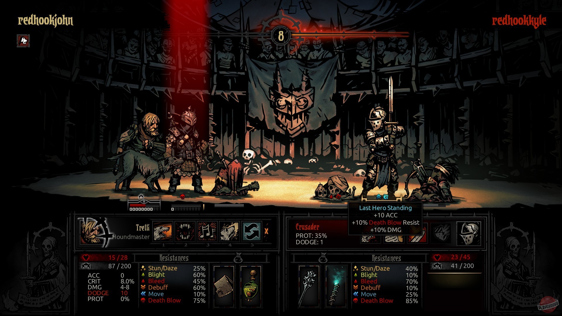 Скриншот из игры Darkest Dungeon - 90