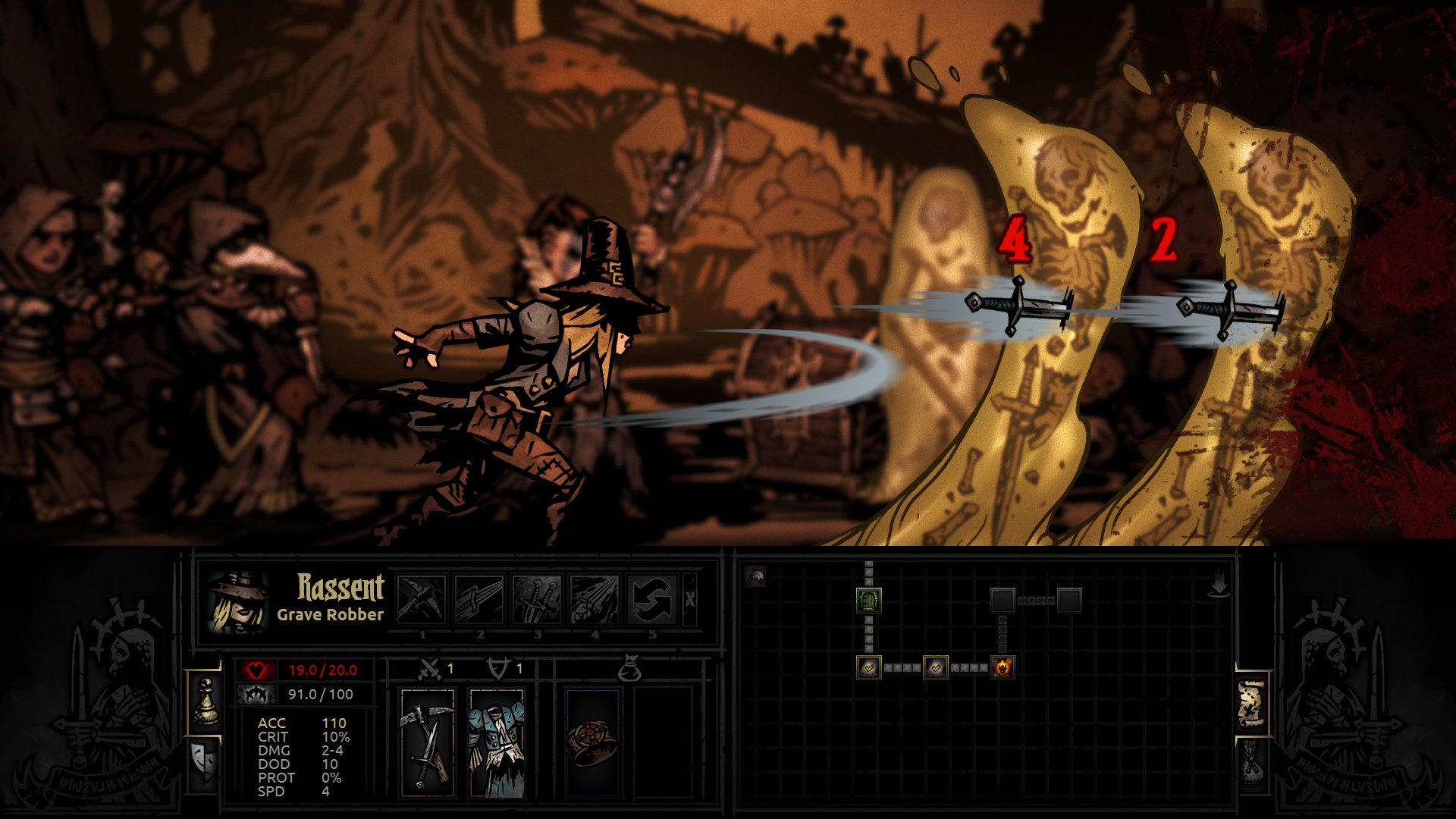 Скриншот из игры Darkest Dungeon - 28