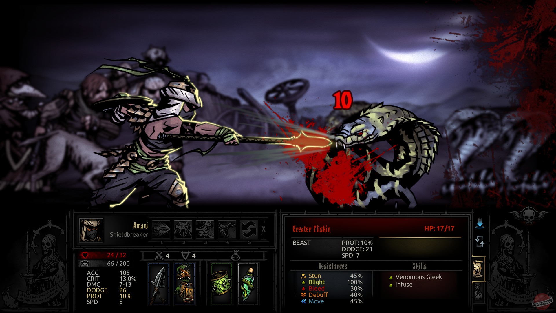 Скриншот из игры Darkest Dungeon - 106