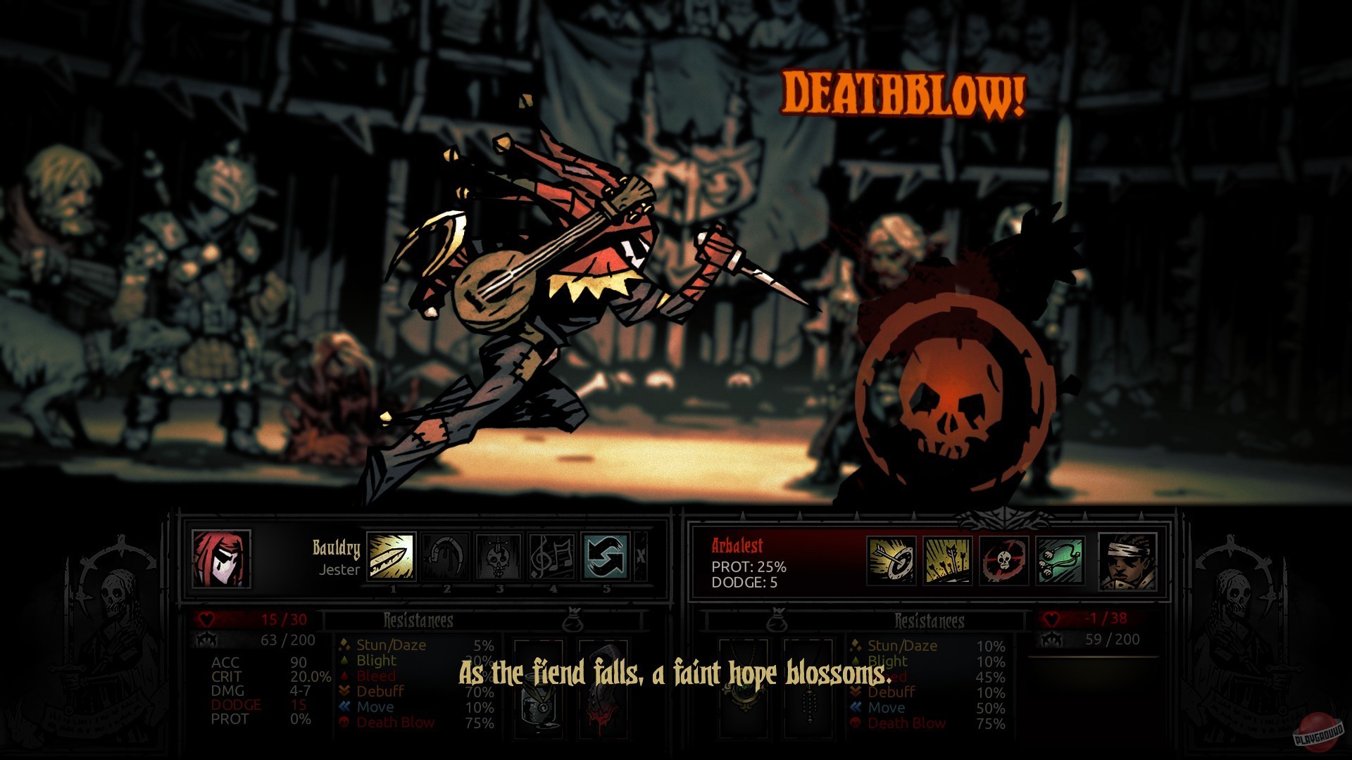 Скриншот из игры Darkest Dungeon - 116
