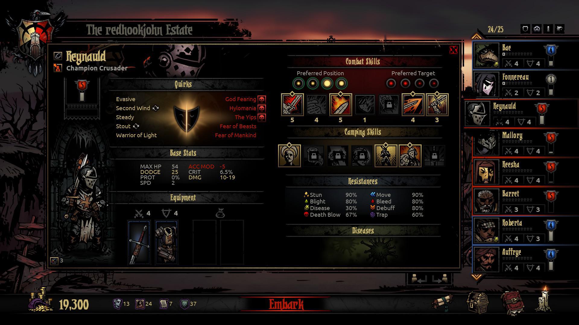 Скриншот из игры Darkest Dungeon - 98