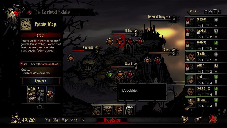 Скриншот из игры Darkest Dungeon - 57
