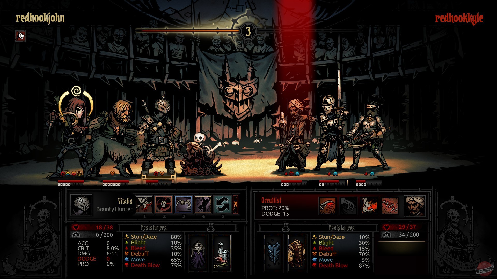 Скриншот из игры Darkest Dungeon - 66