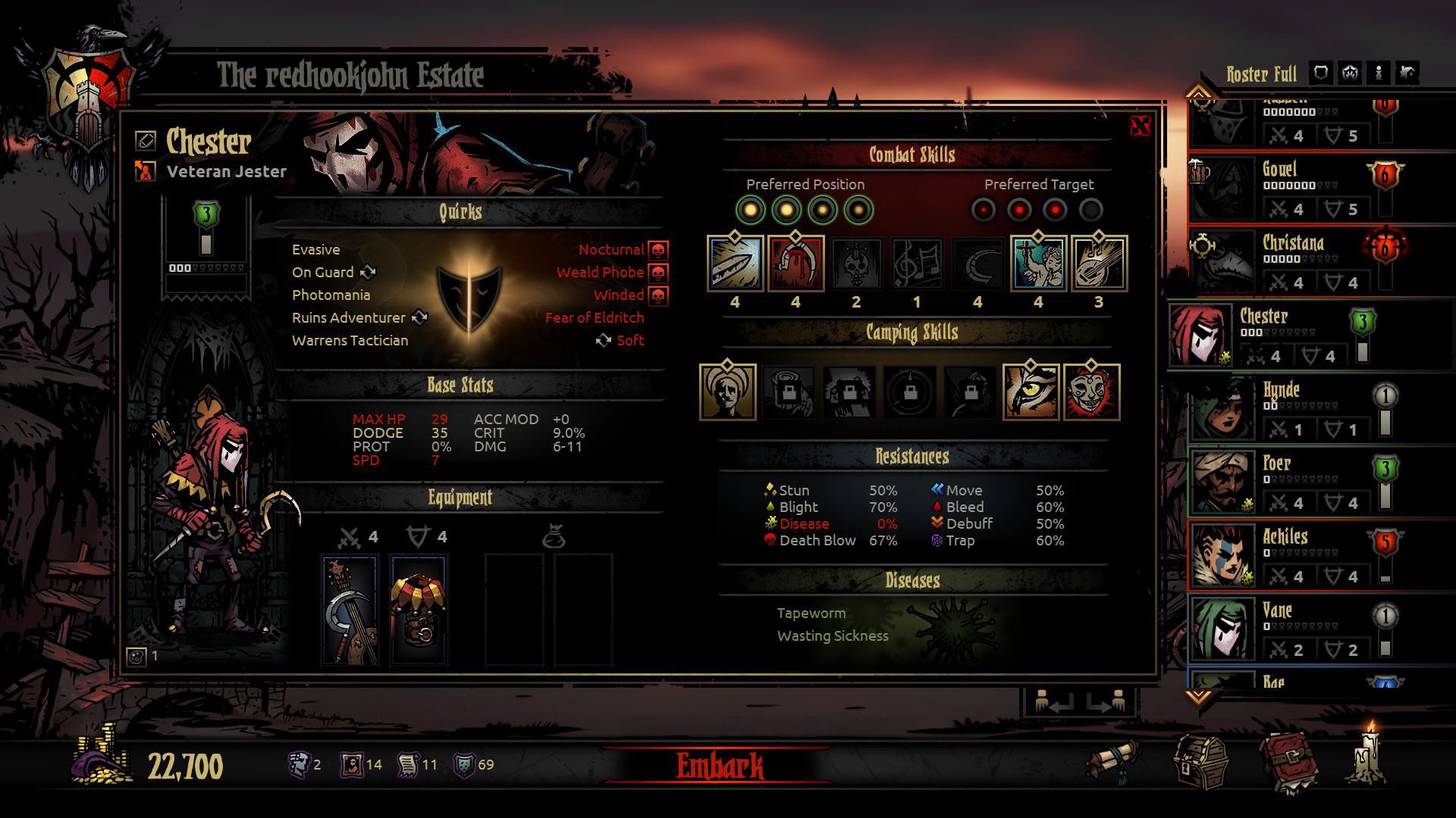 Скриншот из игры Darkest Dungeon - 65